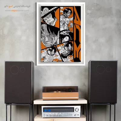 خرید تابلو انیمه به سبک هنری - سایه خورشید – تابلو انیمه - اسپو دکور