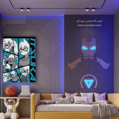 خرید تابلو انیمه برای اتاق نشیمن