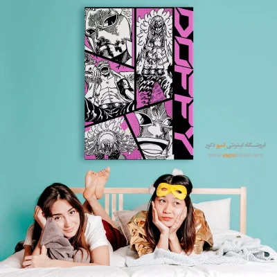 خرید تابلو انیمه با طراحی نو - دریاچه زمرد – تابلو انیمه - اسپو دکور