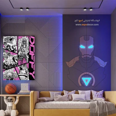 خرید تابلو انیمه با طراحی نو - دریاچه زمرد – تابلو انیمه - اسپو دکور