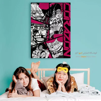 خرید تابلو انیمه با طراحی مینیمال