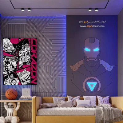 خرید تابلو انیمه با طراحی مینیمال