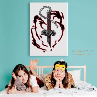 خرید تابلو انیمه با طرح‌های شگفت‌انگیز - اقیانوس یخ – تابلو انیمه - اسپو دکور