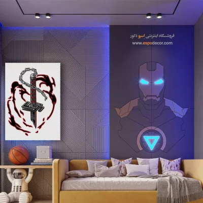 خرید تابلو انیمه با طرح‌های شگفت‌انگیز - اقیانوس یخ – تابلو انیمه - اسپو دکور