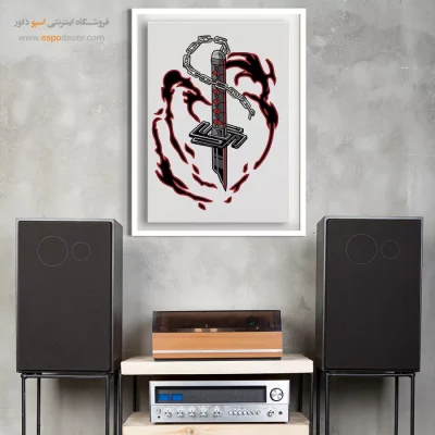 خرید تابلو انیمه با طرح‌های شگفت‌انگیز - اقیانوس یخ – تابلو انیمه - اسپو دکور