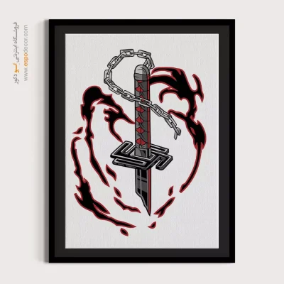 خرید تابلو انیمه با طرح‌های شگفت‌انگیز - اقیانوس یخ – تابلو انیمه - اسپو دکور