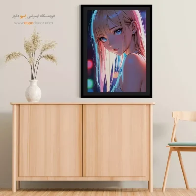 خرید تابلو انیمه اتاق دخترانه