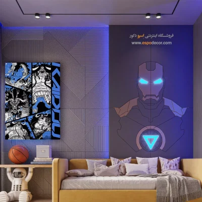 خرید تابلو بوم انیمه خاص - کوه شفق – تابلو انیمه - اسپو دکور