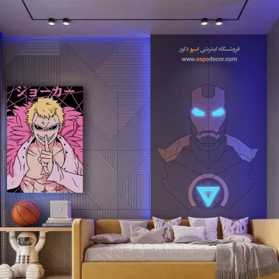 خرید تابلو انیمه دوفلامینگو - دوفلامینگو – تابلو انیمه - اسپو دکور