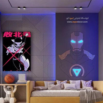 خرید تابلو انیمه خشن