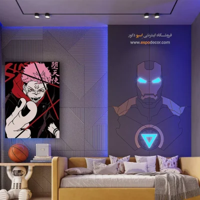 خرید تابلو انیمه دیجیتال - جوجوتسو کایسن – تابلو انیمه - اسپو دکور