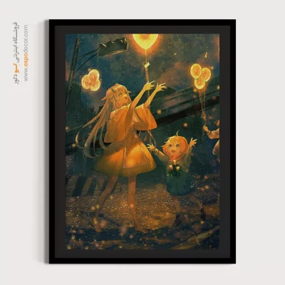 خرید تابلو انیمه دخترانه