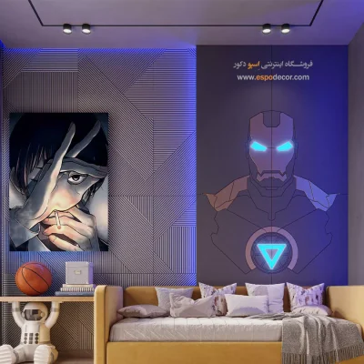 خرید اینترنتی تابلو انیمه اتاق نوجوان - آکی هایاکاوا – تابلو انیمه - اسپو دکور