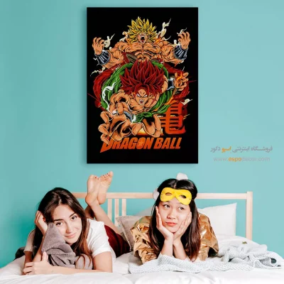 خرید اینترنتی تابلو انیمه رنگی - برولی – تابلو انیمه - اسپو دکور