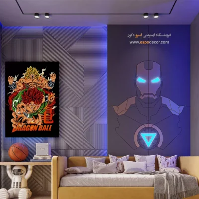 خرید اینترنتی تابلو انیمه رنگی