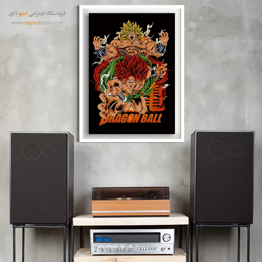 خرید اینترنتی تابلو انیمه رنگی - برولی – تابلو انیمه - اسپو دکور