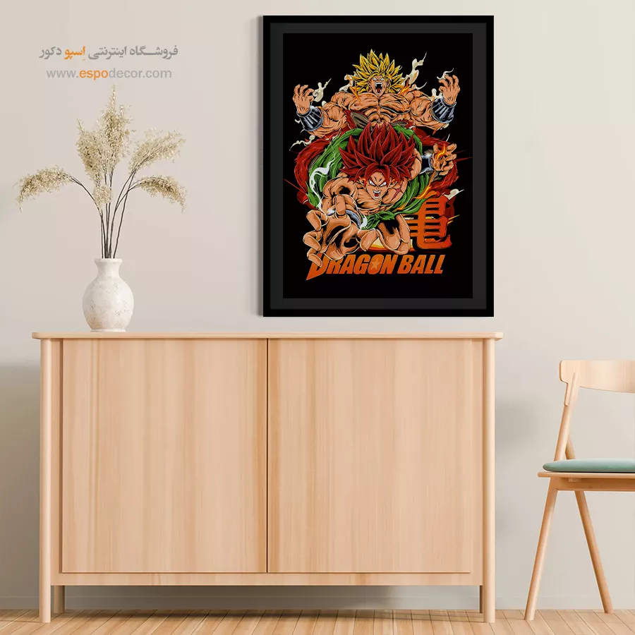 خرید اینترنتی تابلو انیمه رنگی - برولی – تابلو انیمه - اسپو دکور