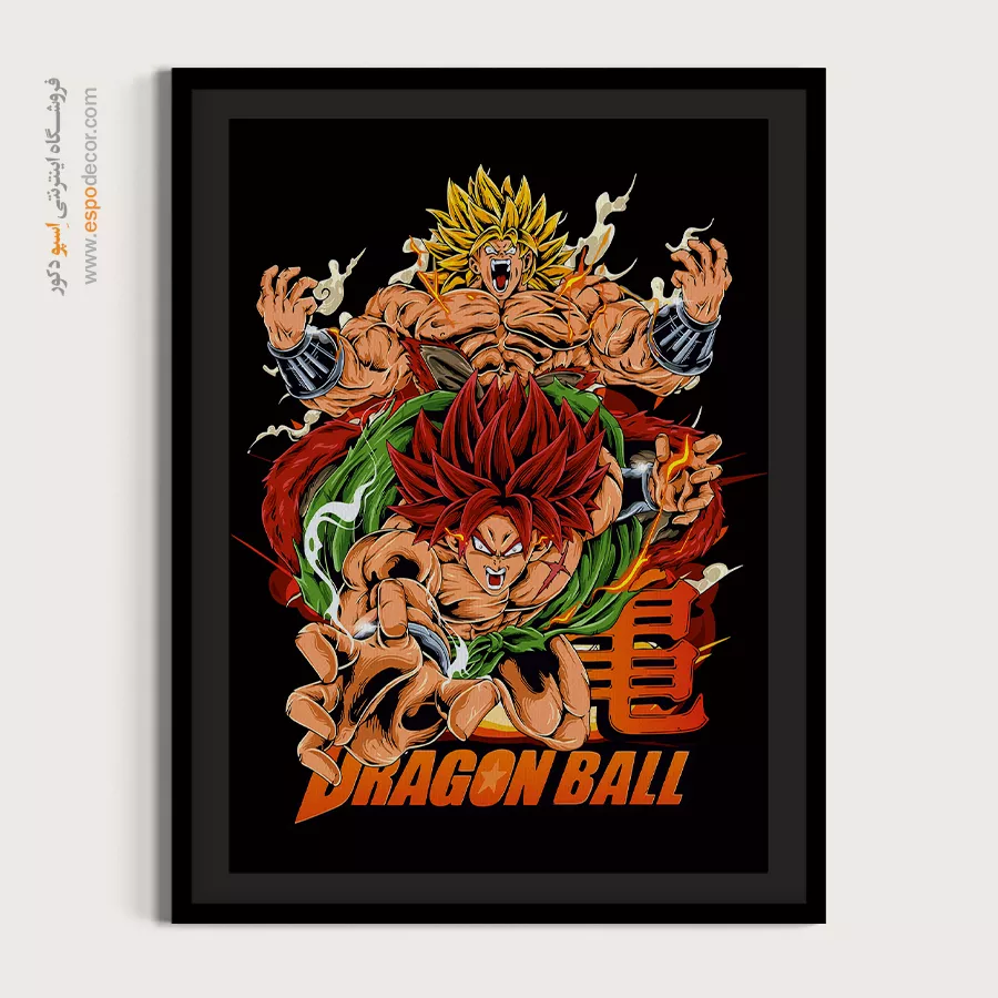 خرید اینترنتی تابلو انیمه رنگی - برولی – تابلو انیمه - اسپو دکور