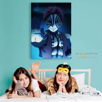 خرید اینترنتی تابلو انیمه تم آبی