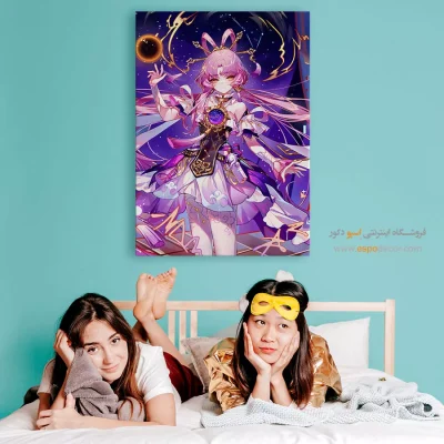 خرید اینترنتی تابلو انیمه اتاق نشیمن - فویو – تابلو انیمه - اسپو دکور