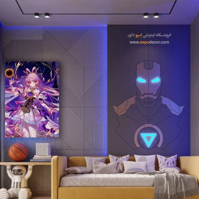 خرید اینترنتی تابلو انیمه اتاق نشیمن