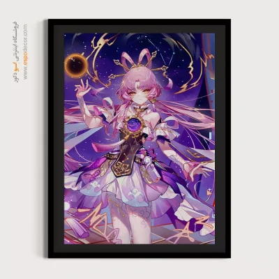 خرید اینترنتی تابلو انیمه اتاق نشیمن