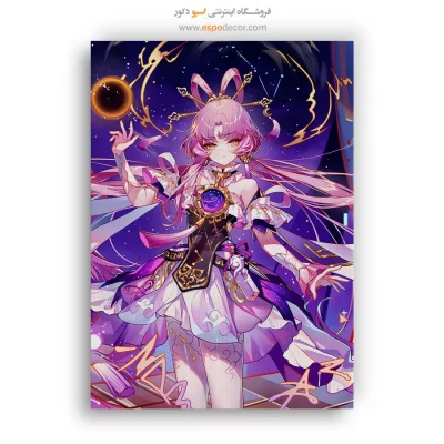 خرید اینترنتی تابلو انیمه اتاق نشیمن