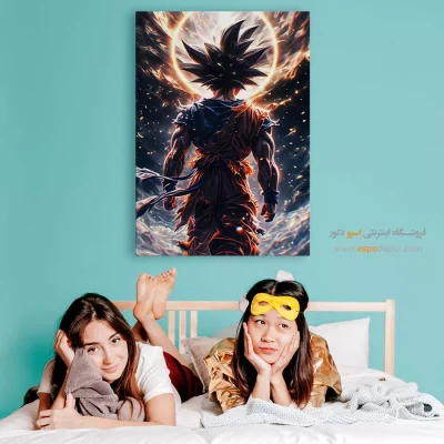 خرید اینترنتی تابلو انیمه دیوار اتاق - دراگون بال زد – تابلو انیمه - اسپو دکور