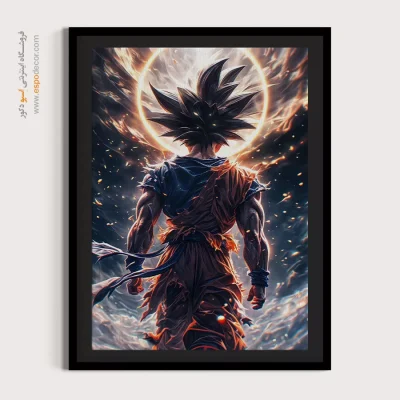 خرید اینترنتی تابلو انیمه دیوار اتاق - دراگون بال زد – تابلو انیمه - اسپو دکور