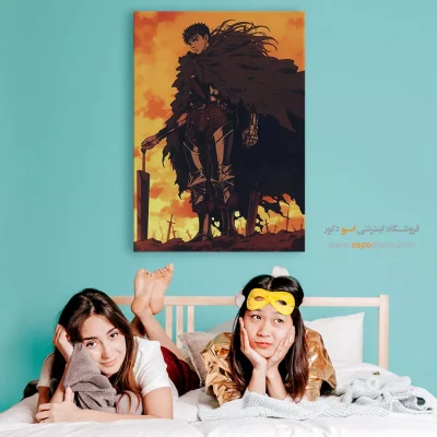 خرید اینترنتی تابلو انیمه آرت - بِرزِرک – تابلو انیمه - اسپو دکور