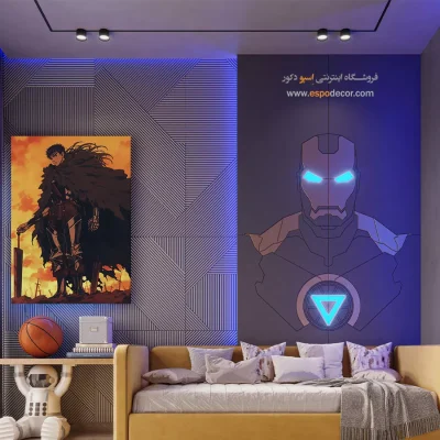 خرید اینترنتی تابلو انیمه آرت - بِرزِرک – تابلو انیمه - اسپو دکور