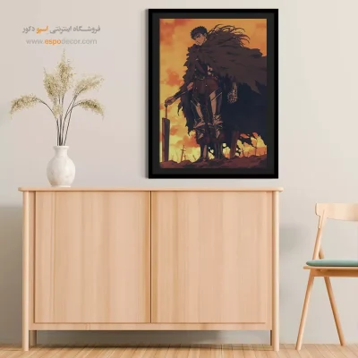 خرید اینترنتی تابلو انیمه آرت - بِرزِرک – تابلو انیمه - اسپو دکور