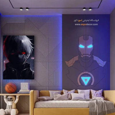 تابلو انیمه ارزان - کن کانکی – تابلو انیمه - اسپو دکور