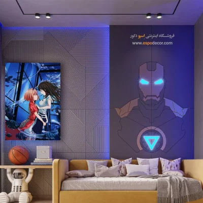 تابلو کلکسیونی - لیکوریس – تابلو انیمه - اسپو دکور
