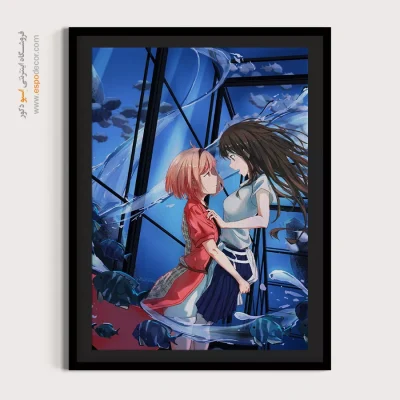 تابلو کلکسیونی - لیکوریس – تابلو انیمه - اسپو دکور