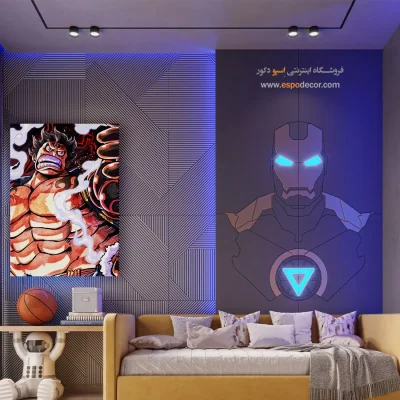 تابلو مانگا اتاق دخترانه برای هدیه - مانکی – تابلو انیمه - اسپو دکور