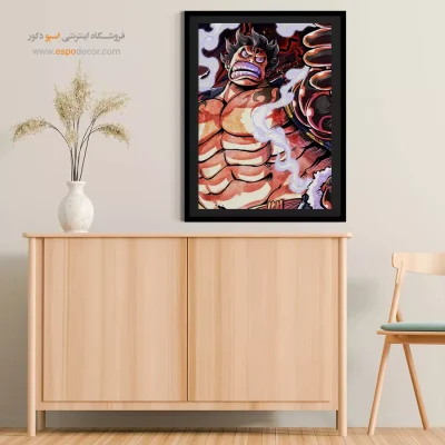 تابلو مانگا اتاق دخترانه برای هدیه - مانکی – تابلو انیمه - اسپو دکور