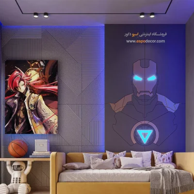 تابلو انیمه دیواری برای هدیه - سرنوشت جدید – تابلو انیمه - اسپو دکور