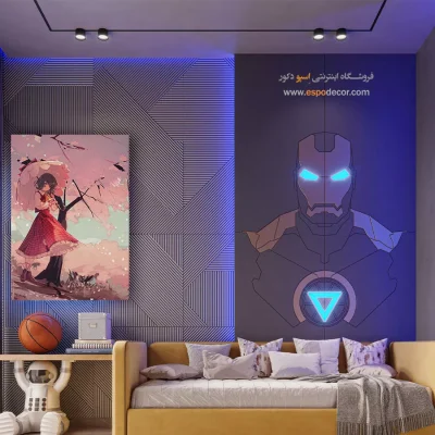 تابلو انیمه اتاق دخترانه برای هدیه