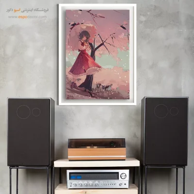 تابلو انیمه اتاق دخترانه برای هدیه