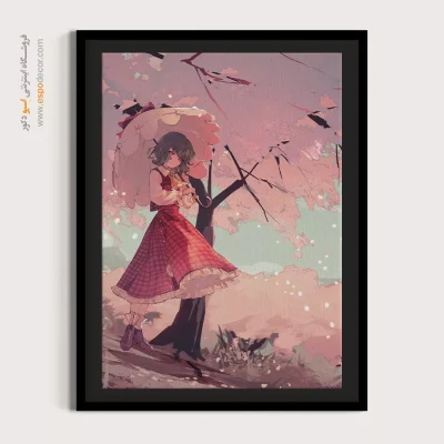 تابلو انیمه اتاق دخترانه برای هدیه