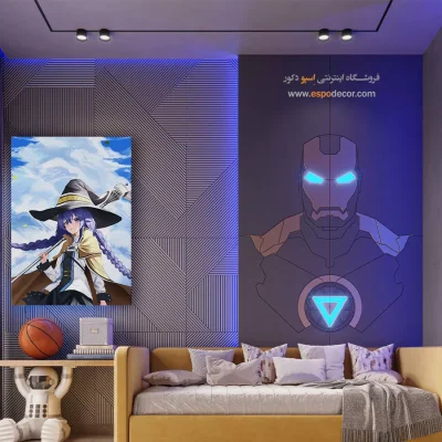 تابلو انیمه کوچک برای هدیه - راکسی – تابلو انیمه - اسپو دکور