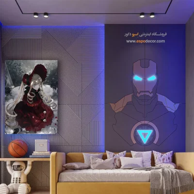 تابلو انیمه عاشقانه برای هدیه - شینکو – تابلو انیمه - اسپو دکور