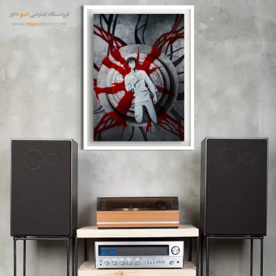 تابلو مانگا ساده برای هدیه - اوج گیری – تابلو انیمه - اسپو دکور