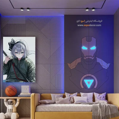 تابلو مانگا هنری برای هدیه - یومو – تابلو انیمه - اسپو دکور