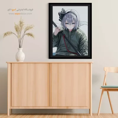 تابلو مانگا هنری برای هدیه - یومو – تابلو انیمه - اسپو دکور
