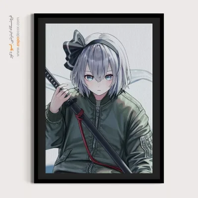 تابلو مانگا هنری برای هدیه - یومو – تابلو انیمه - اسپو دکور