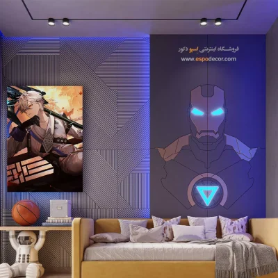 تابلو انیمه هدیه ولنتاین برای هدیه - برج خیال – تابلو انیمه - اسپو دکور