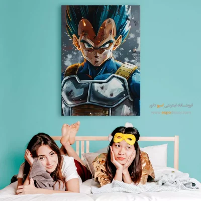 تابلو انیمه هنری برای هدیه - وگیتا – تابلو انیمه - اسپو دکور
