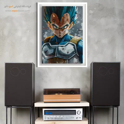 تابلو انیمه هنری برای هدیه - وگیتا – تابلو انیمه - اسپو دکور